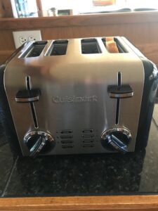 Put the Bread down at the Other End of the Toaster